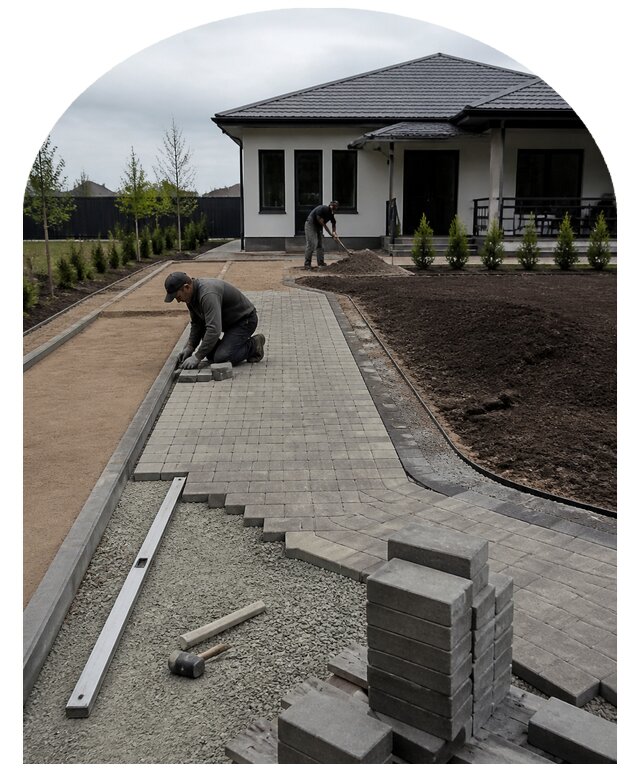 Благоустройство коттеджного участка под ключ в Нижнеудинске
