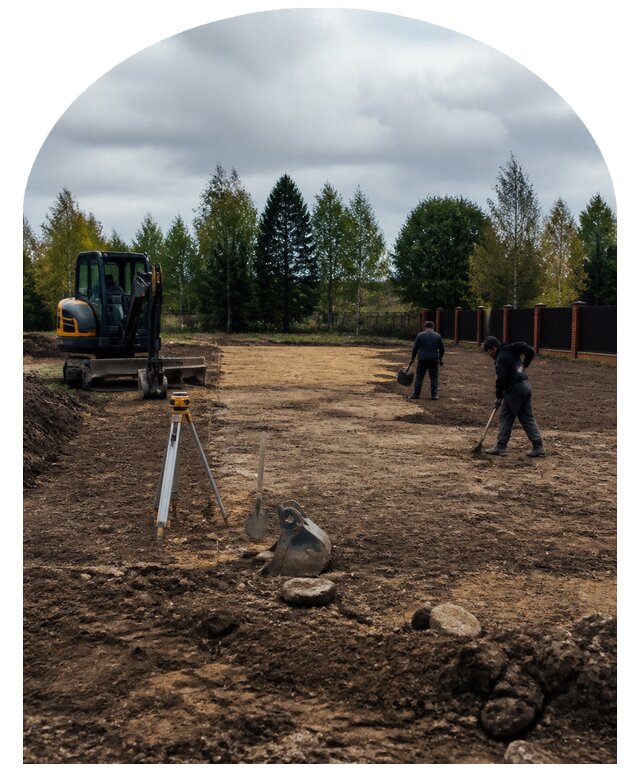 Благоустройство нового участка с нуля под ключ в Нижнеудинске